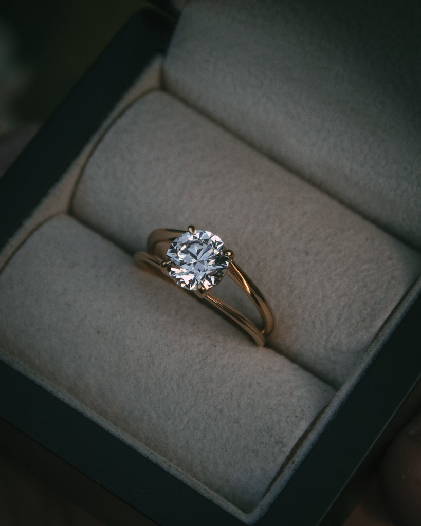 Moira Patience Fine Jewellery Bespoke Split Shank Diamond Engagement Ring