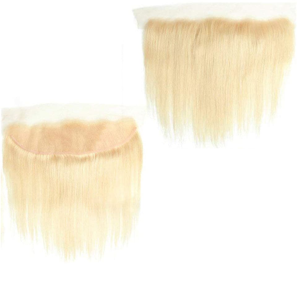 One Piece Blonde Color 613 Straight Hair 13 4 Frontal Virgin Human Hai Lumiere Hair