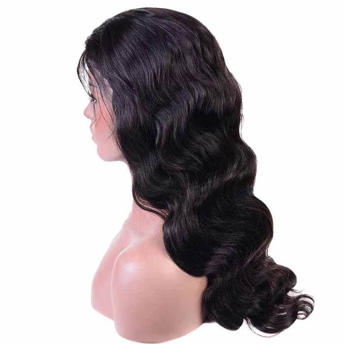 Lumiere Body Wave lace Closure & frontal human hair Wigs pre-plucked With Baby Hair 150% Density