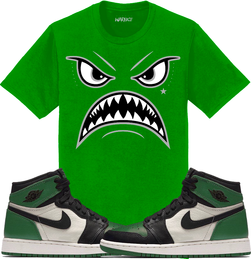 jordan 1 pine green matching shirt