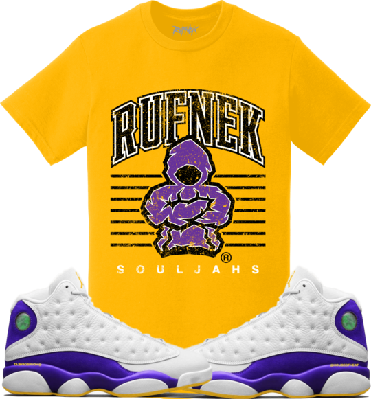 retro 13 lakers shirt