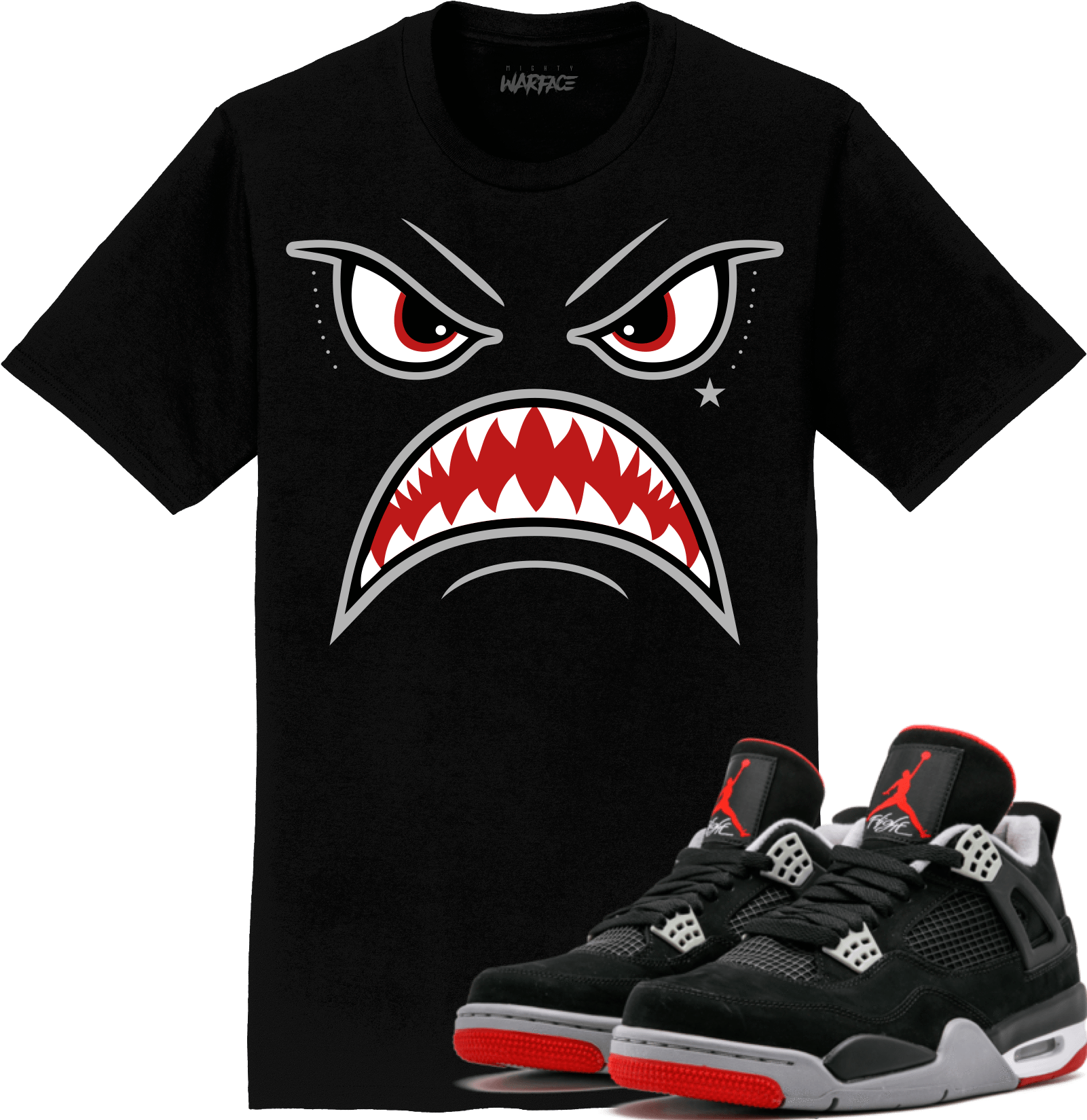 jordan retro 4 bred clothing