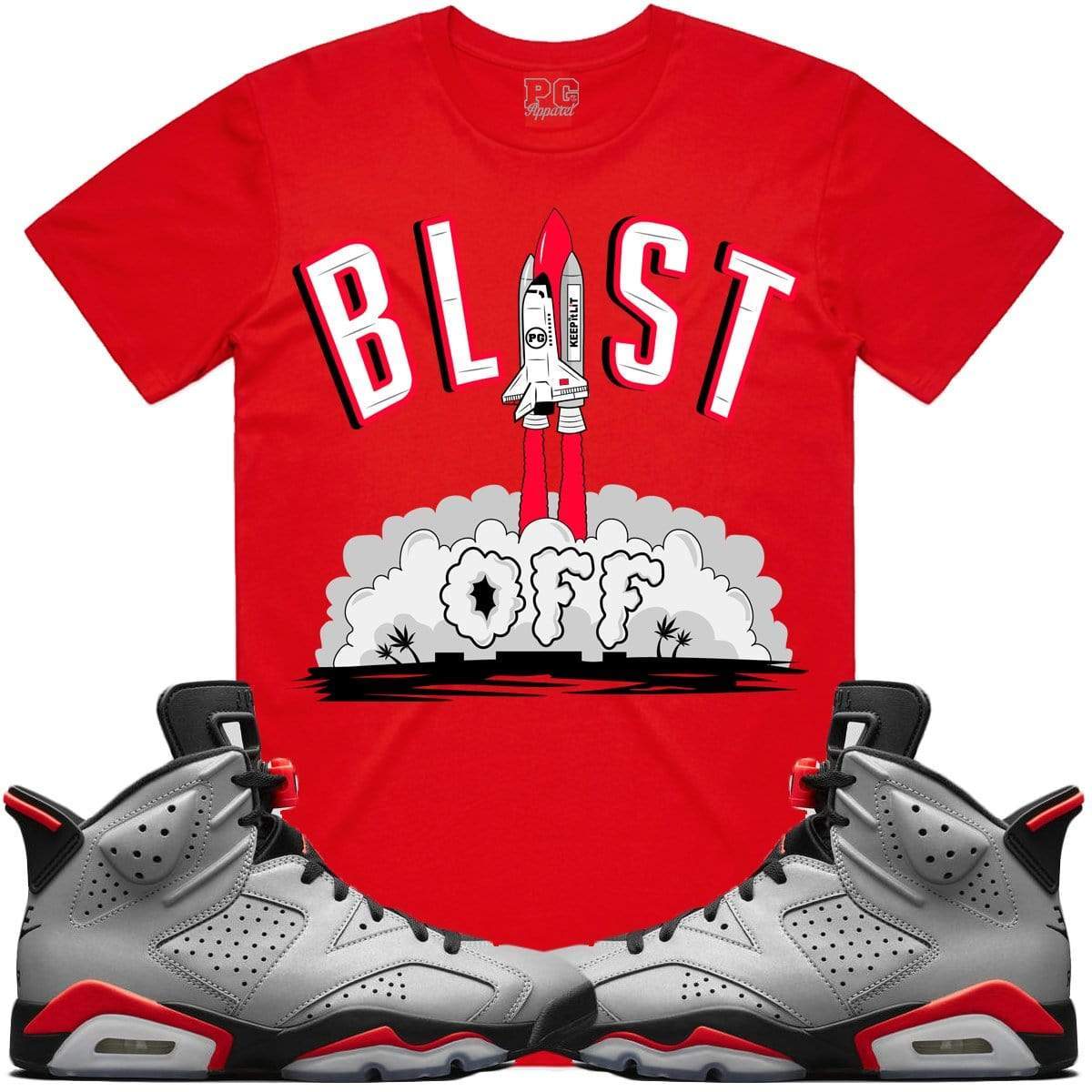 jordan 6 reflective shirt