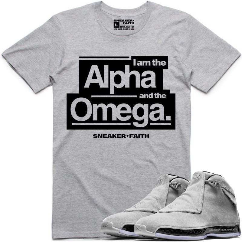 ALPHA OMEGA Sneaker Tees Shirt to Match 