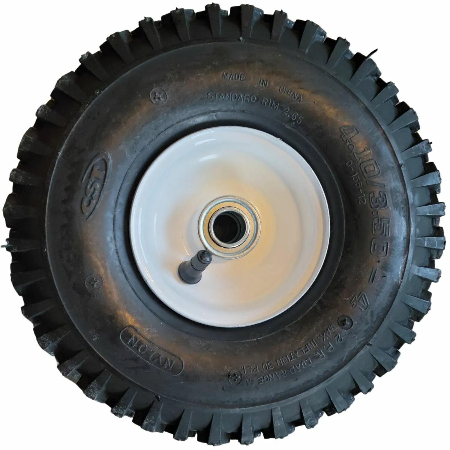 View Snapper Front Wheel Assembly 7052267YP with 4.10x3.50-4 Tire