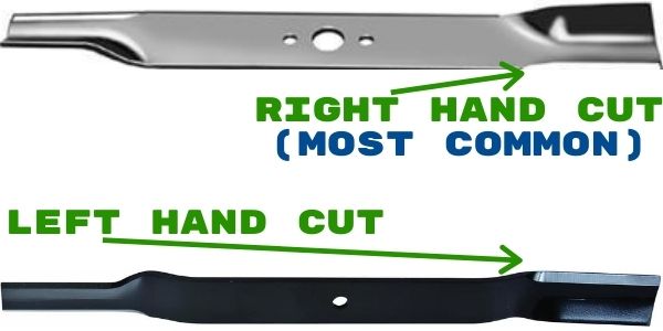 Left Hand Cut vs Right Hand Cut Mower Blades