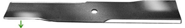 Low Lift Lawn Mower Blade