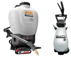 Spot spray weed control handcan and backpack sprayer