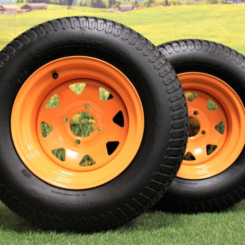 View 23x9.50-12 Scag Cougar Tiger Cub 48” Tire/Wheel Assemblies - Replaces 482044 481659 (Set of Two) ATW-003