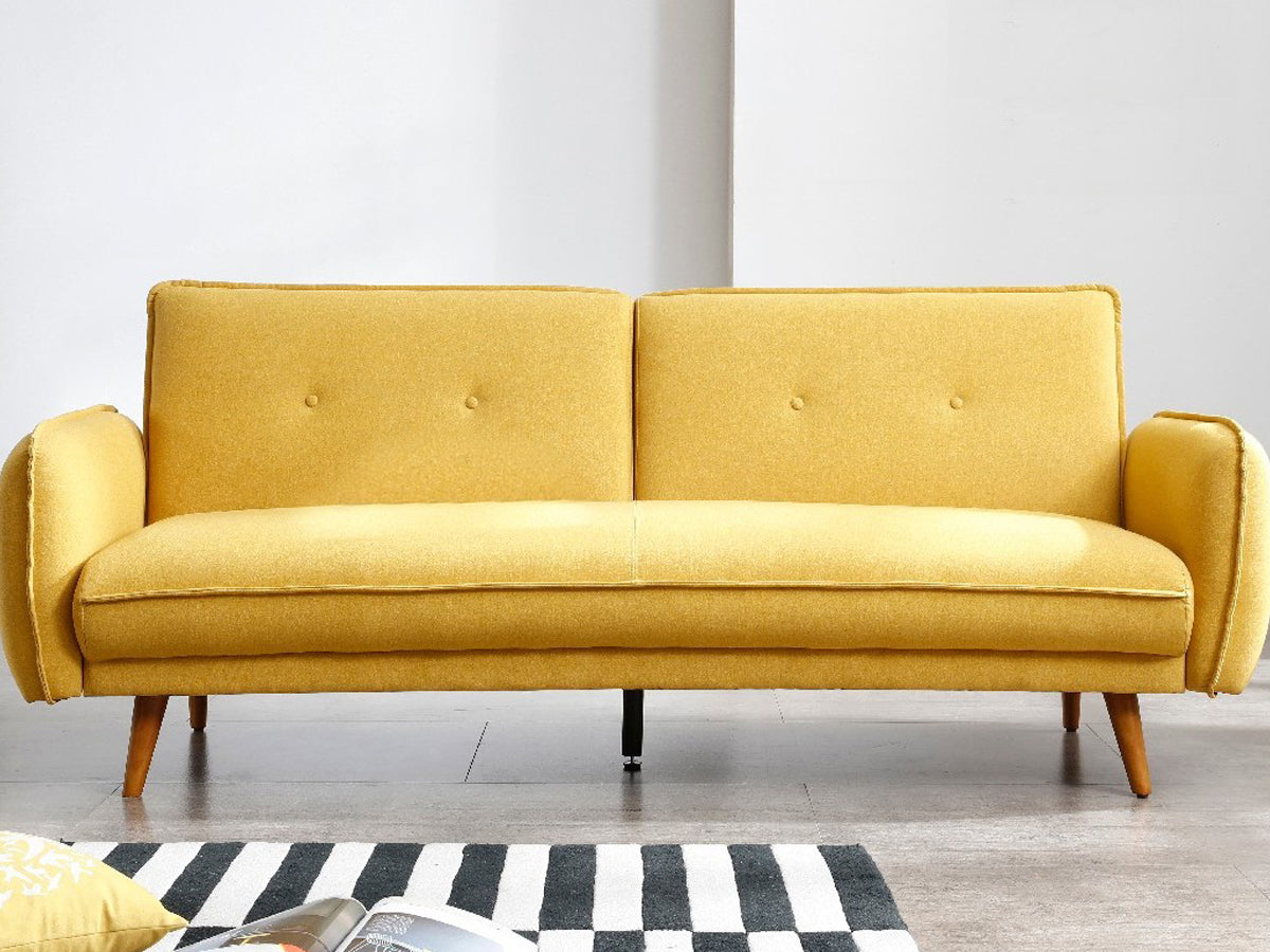 mustard chair bed