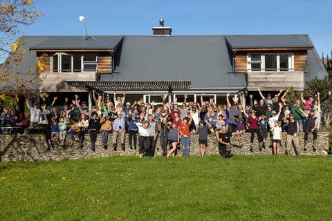 The first forest planting party with family and friends