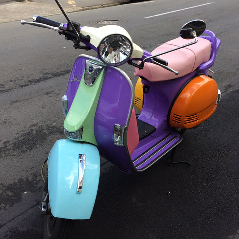 LML Star Euro scooter in the Contented colours