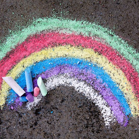 kids sidewalk chalk