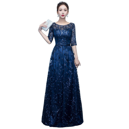 denim evening gown