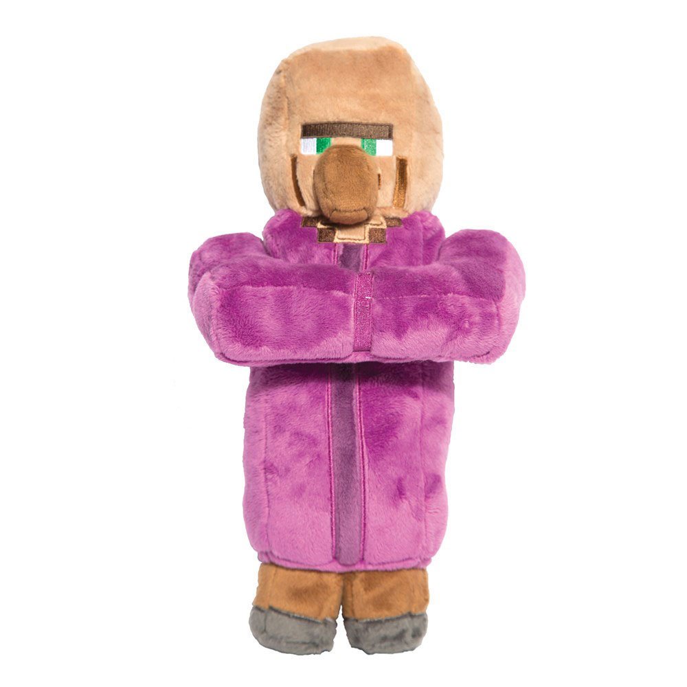 Minecraft Villager Priest 12" Plush Toy ThinkCoolToys