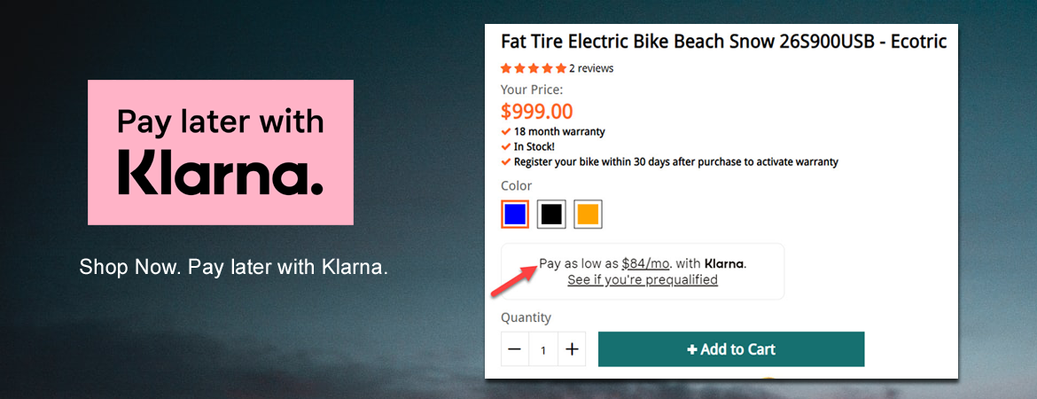 bikes klarna