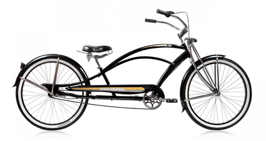 micargi seattle ss chopper stretch beach cruiser bike