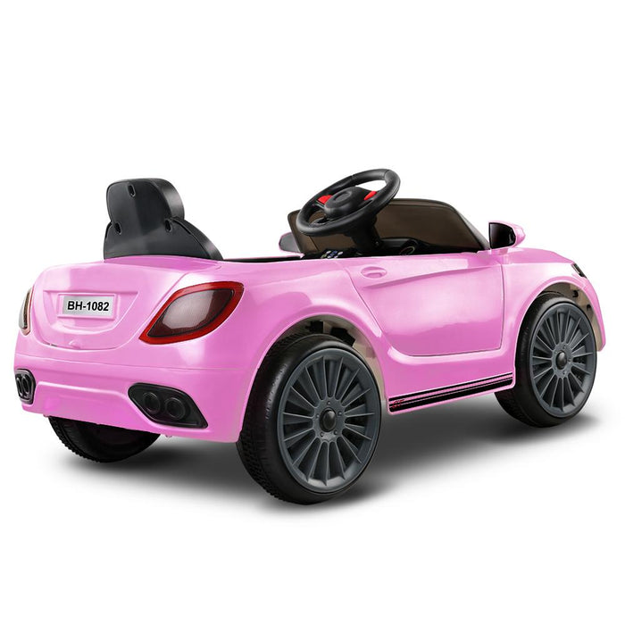 pink maserati ride on car