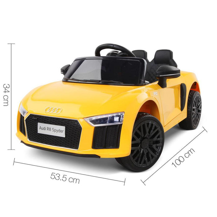 remote control audi r8 ride on