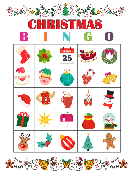 Christmas Bingo Game – Freebie Finding Mom