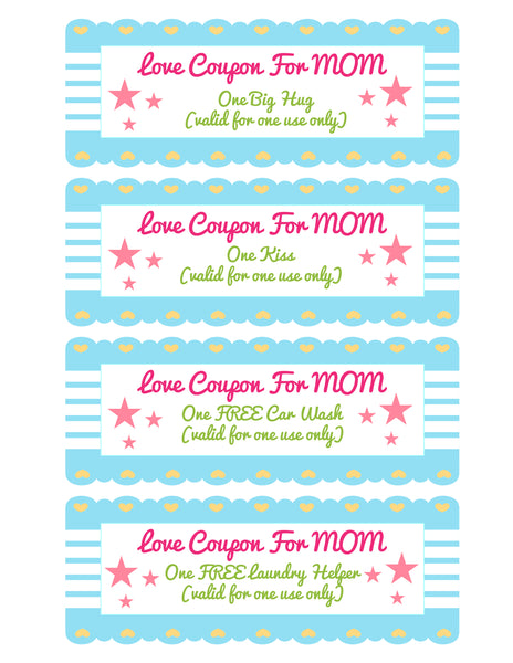 Homemade Coupon Book for Mom Template Freebie Finding Mom