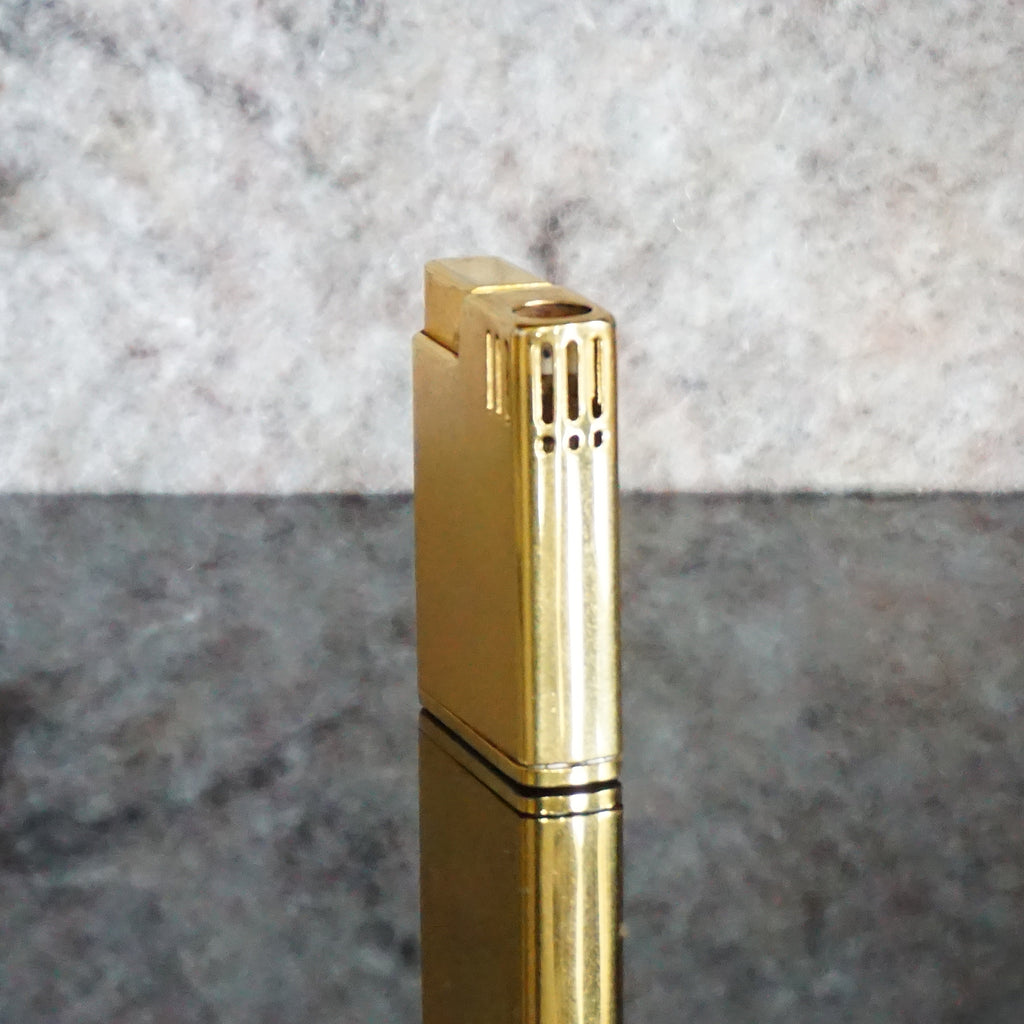 Collectible Vintage Gold Toned Piezoelectric Butane Lighter from SCRIP ...