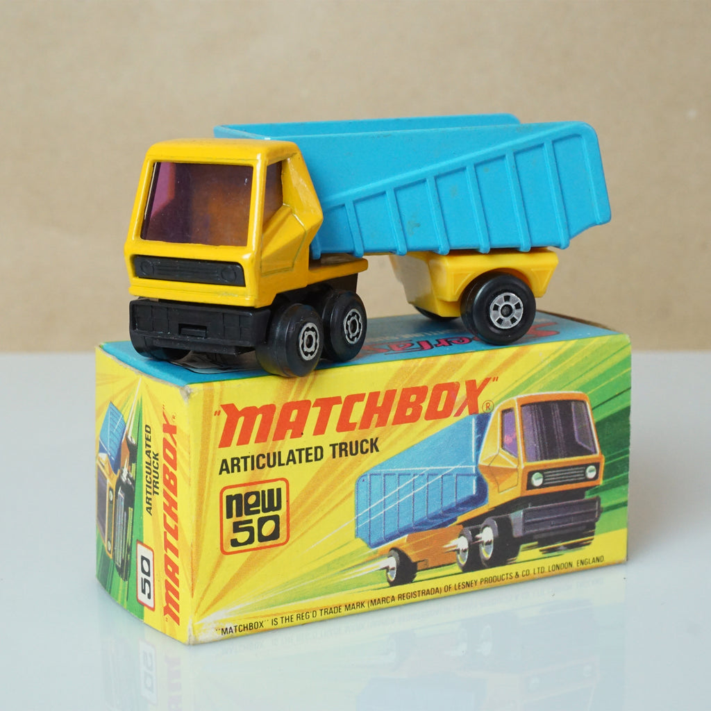 Matchbox Lesney 47c DAF Tipper Container Truck F Style Repro Box