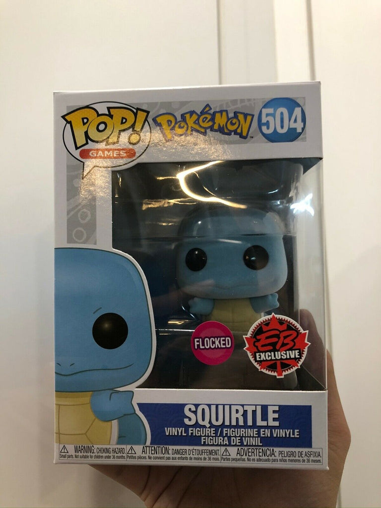 funko pop squirtle flocked