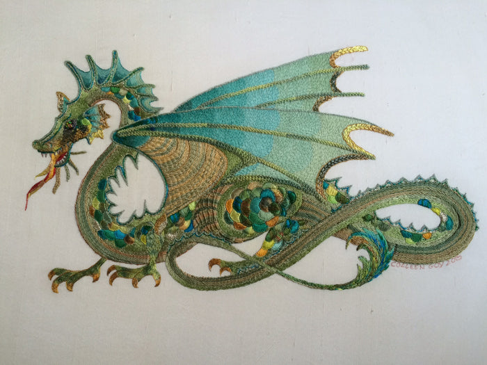 dragon embroidery design free download