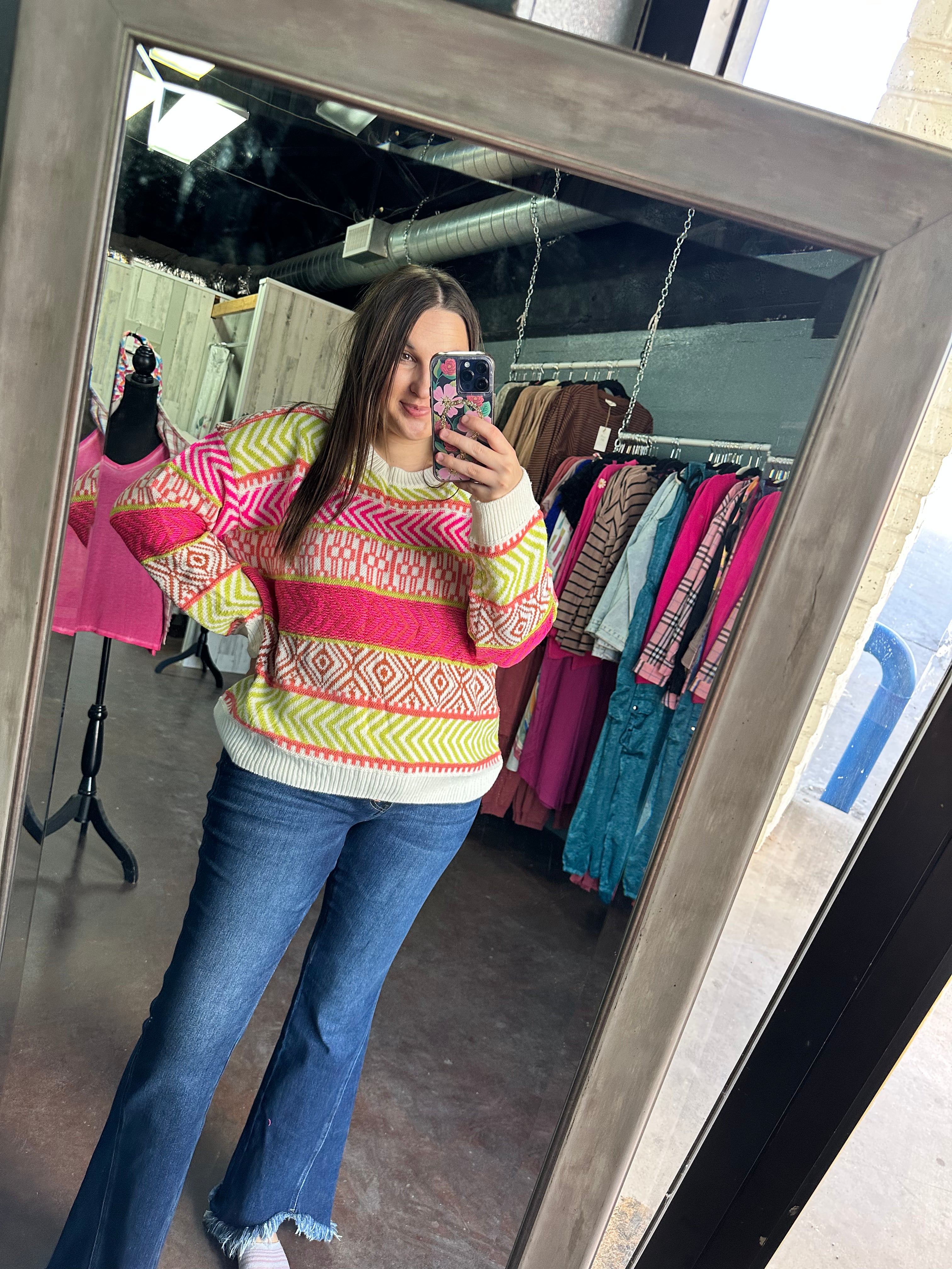 Neon Lights Sweater