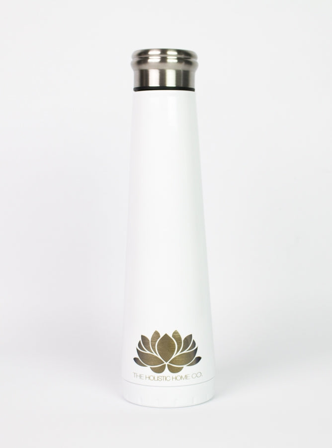 Mindful Living Co - Crystal Clear Water Bottle 20oz - Amethyst — The  Headspace