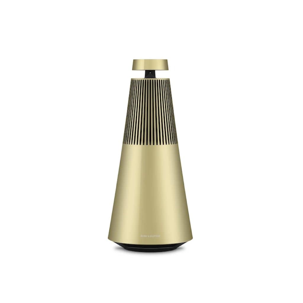 Brass-Tone Beosound 2 Wireless Multiroom Speaker with Voice Assist