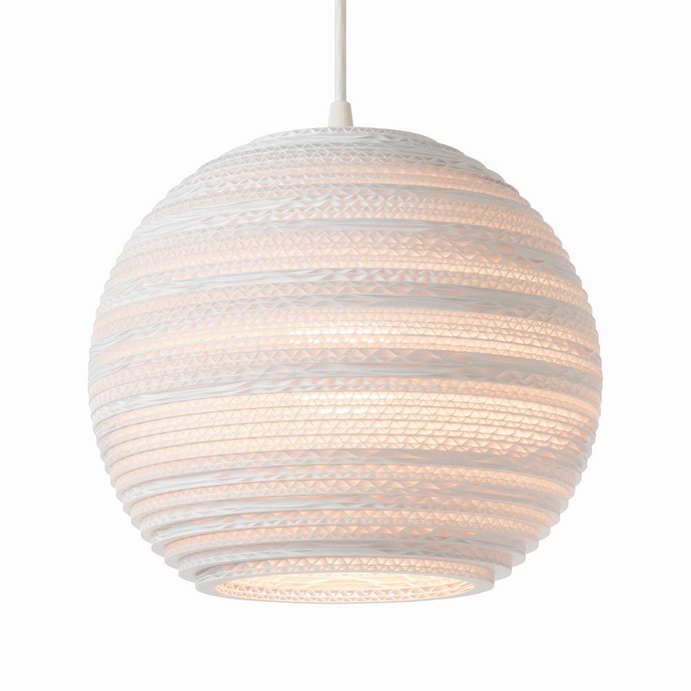 Moon10 White Pendant Light