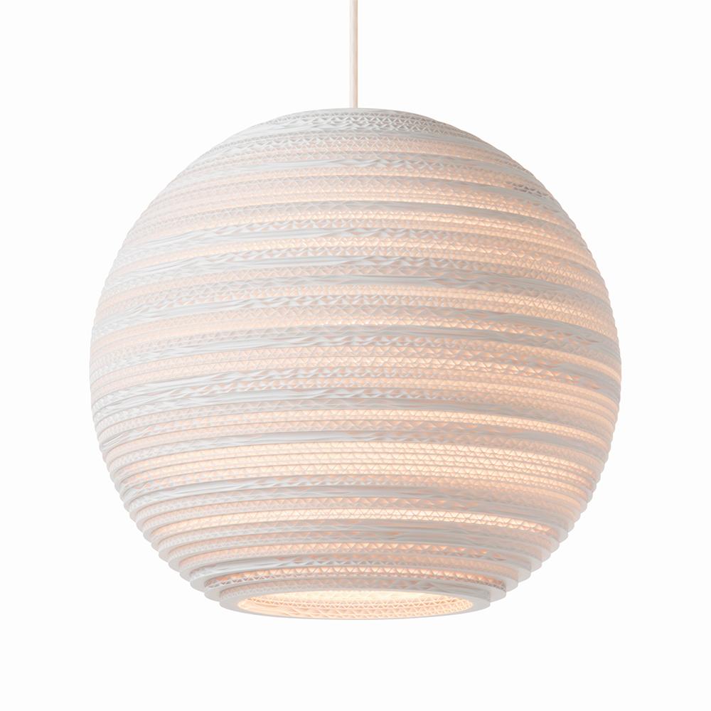 Moon14 White Pendant Light