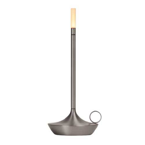 Wick Graphite Portable LED Candlelight