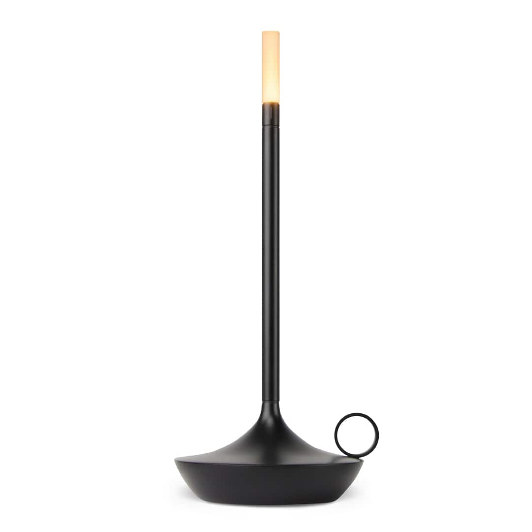 Wick Black Portable LED Candlelight