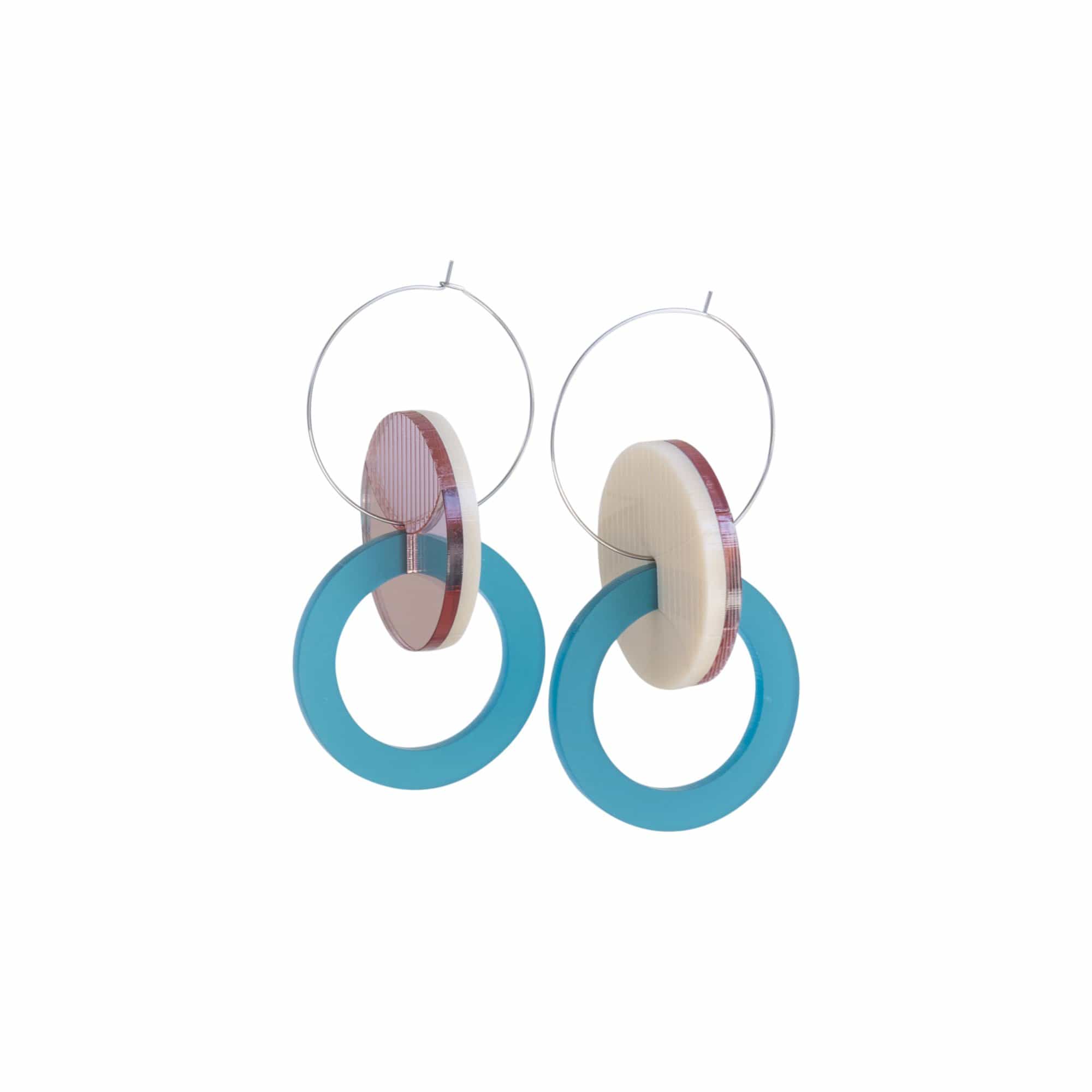 Double Circle Reversible Earrings