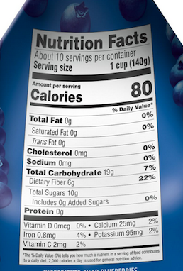 Wyman's Wild Blueberries: Nutrition Facts, Calories & Benefits