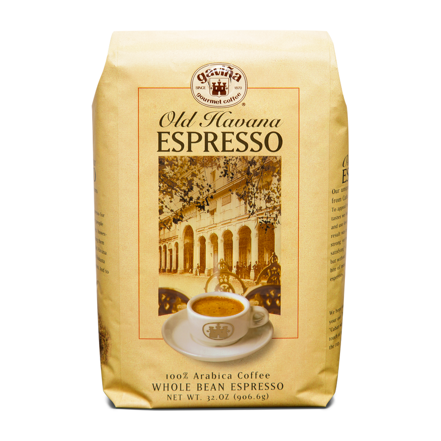 Old Havana Espresso 2 Lb. Whole Bean Coffee Bag – Don Francisco's Coffee