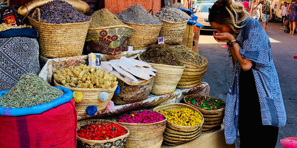 Spices in the Jewish Quarter of Marrakech