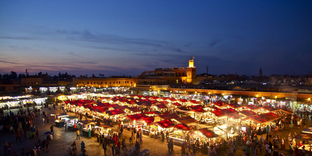 A market in Marrakech