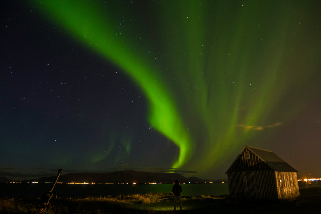 Northern Lights in Reykjavík, Iceland