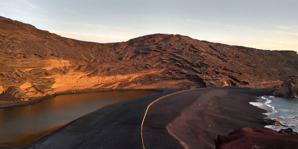 Charco de los Clicos (Green Lagoon) in Yaiza