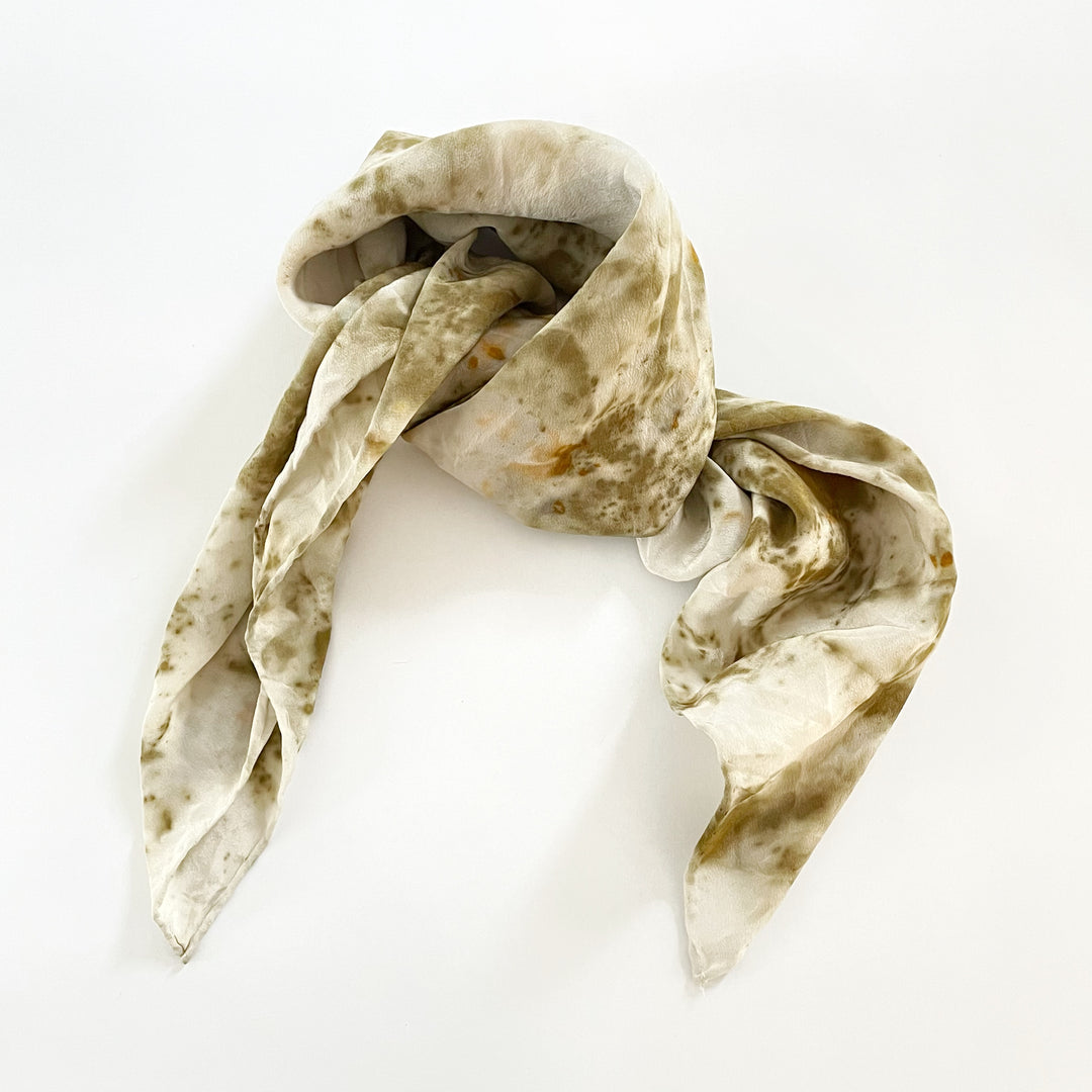 The Golden Belle Époque Silk Scarf