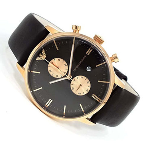 EMPORIO ARMANI ROSE GOLD CHRONOGRAPH 