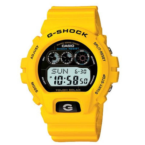 casio digital watch yellow