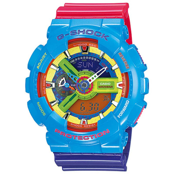 CASIO G-SHOCK MAN LIMITED EDITION RAINBOW COLORS WATCH GA-110F-2 – Watchain