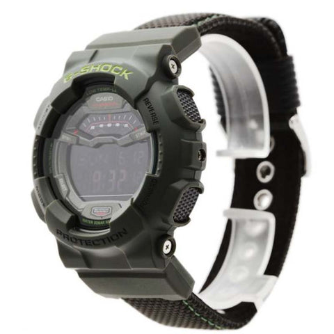 Casio G Shock G Lide Series Military Green Nylon Band Watch Gls 100 3d Watchain