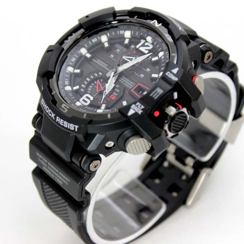 CASIO G-SHOCK SKY COCKPIT MVT RADIO CONTROL MULTIBAND 6 WATCH GW-A1100 ...