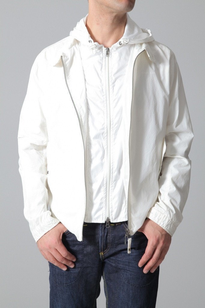 armani jeans white jacket